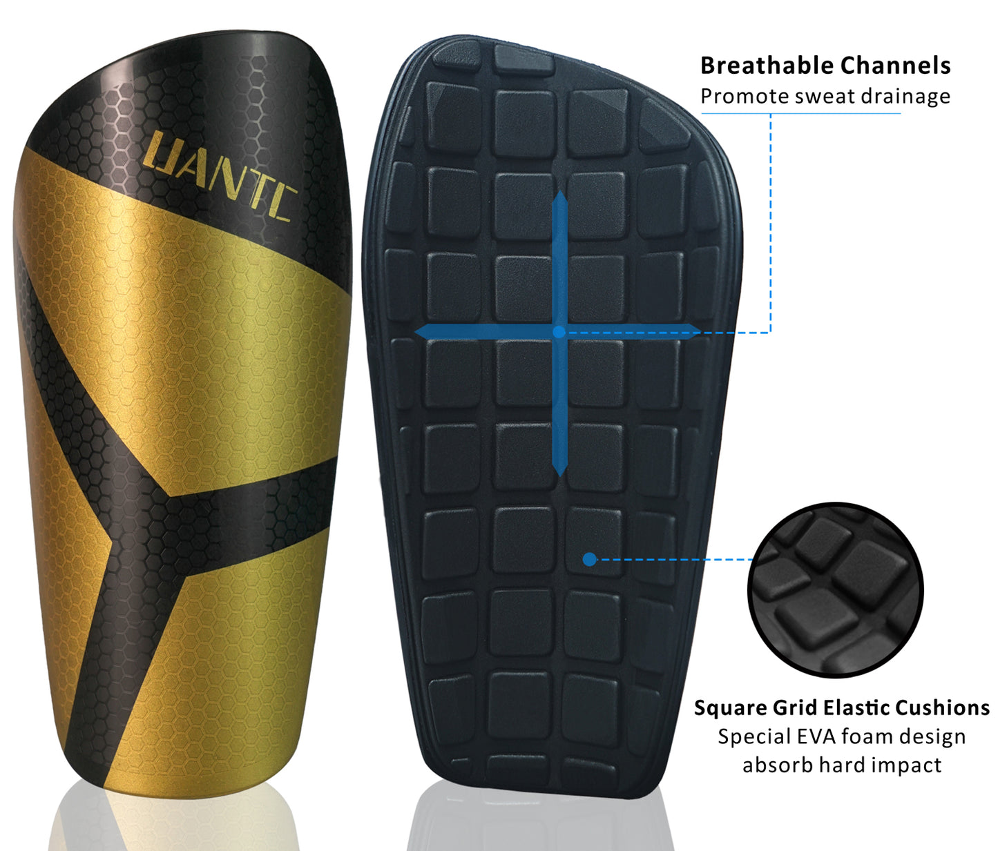 Uantc Soccer Shin Guards for Kids/Youth/Adults