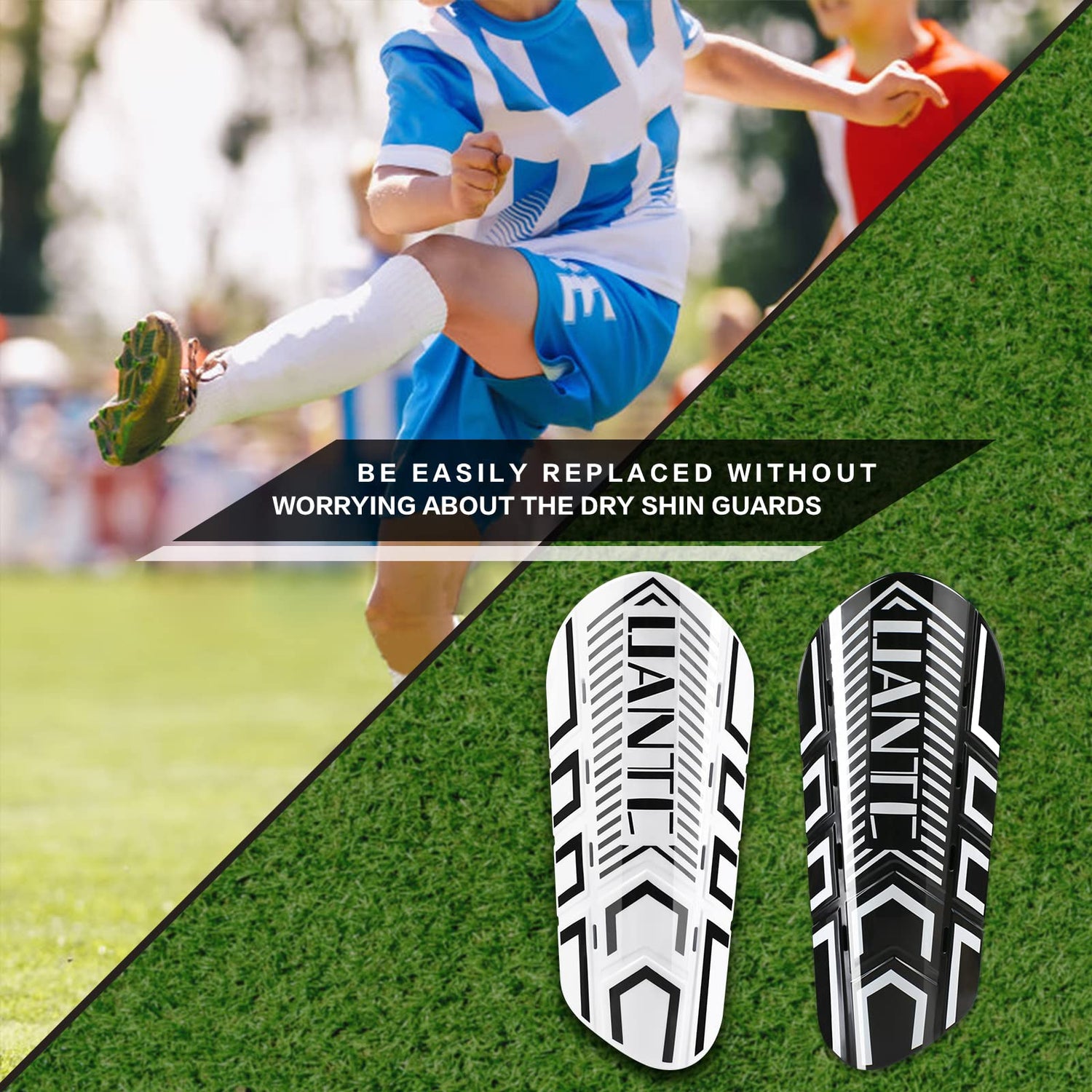 Uantc Soccer Shin Guards for Toddlers/Kids/Youth/Adults