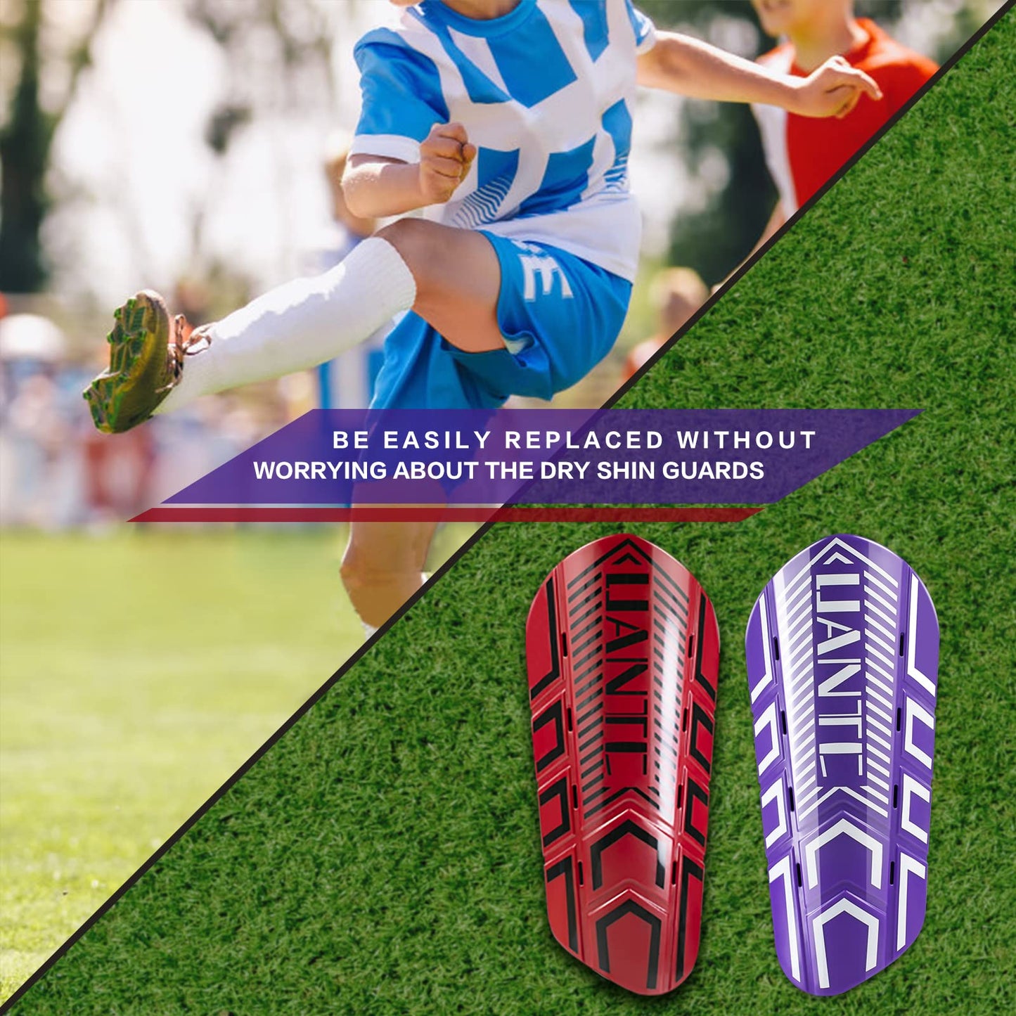 Uantc Soccer Shin Guards for Toddlers/Kids/Youth/Adults